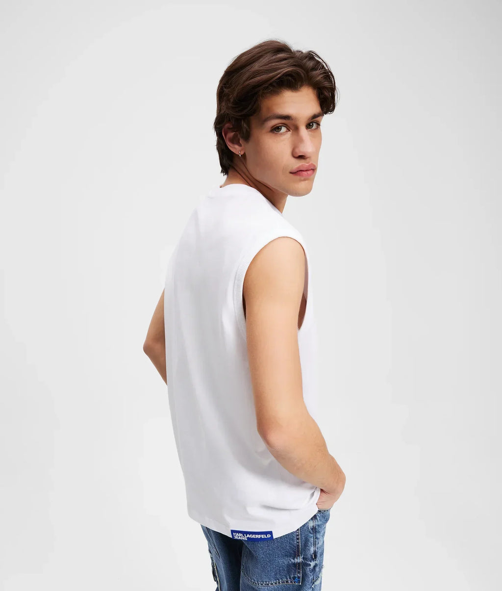 KARL BOX LOGO TANK TOP