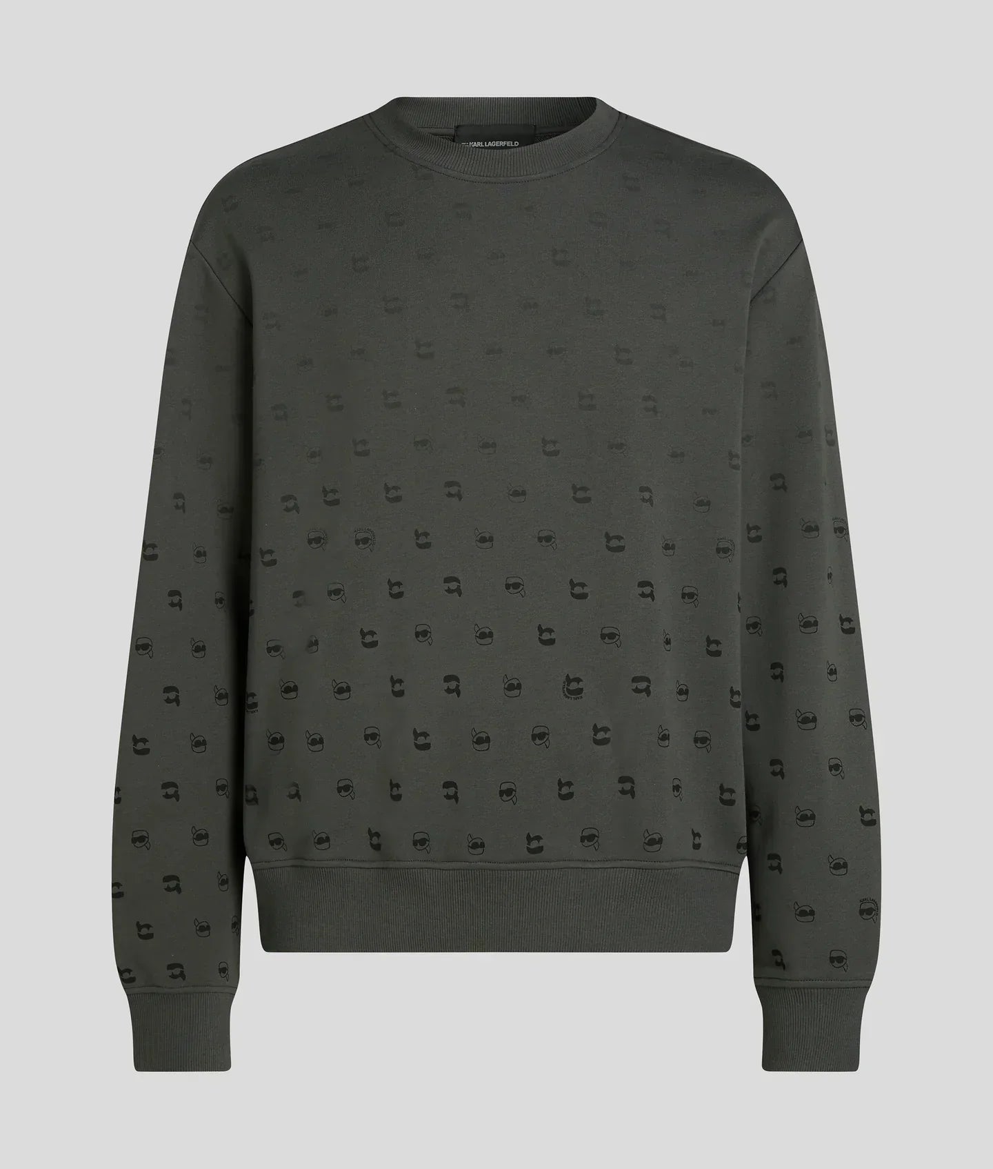 KARL IKON ALL-OVER-PRINT SWEATSHIRT