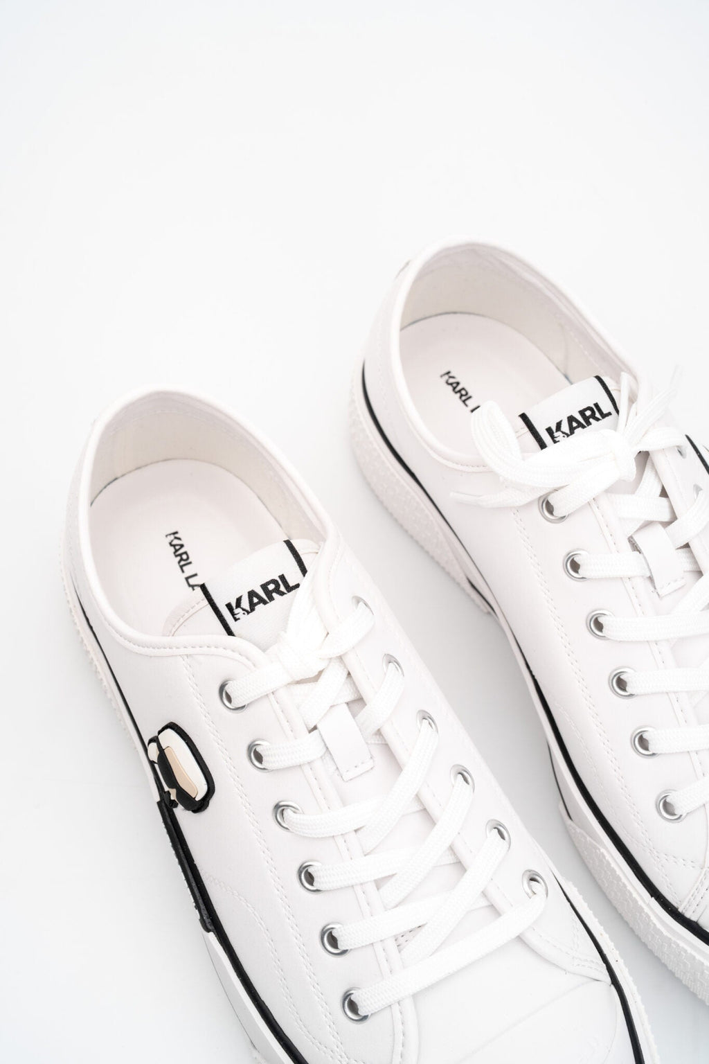 KARL KAMPUS MAXI NFT LO LTHR WHITE LTHR