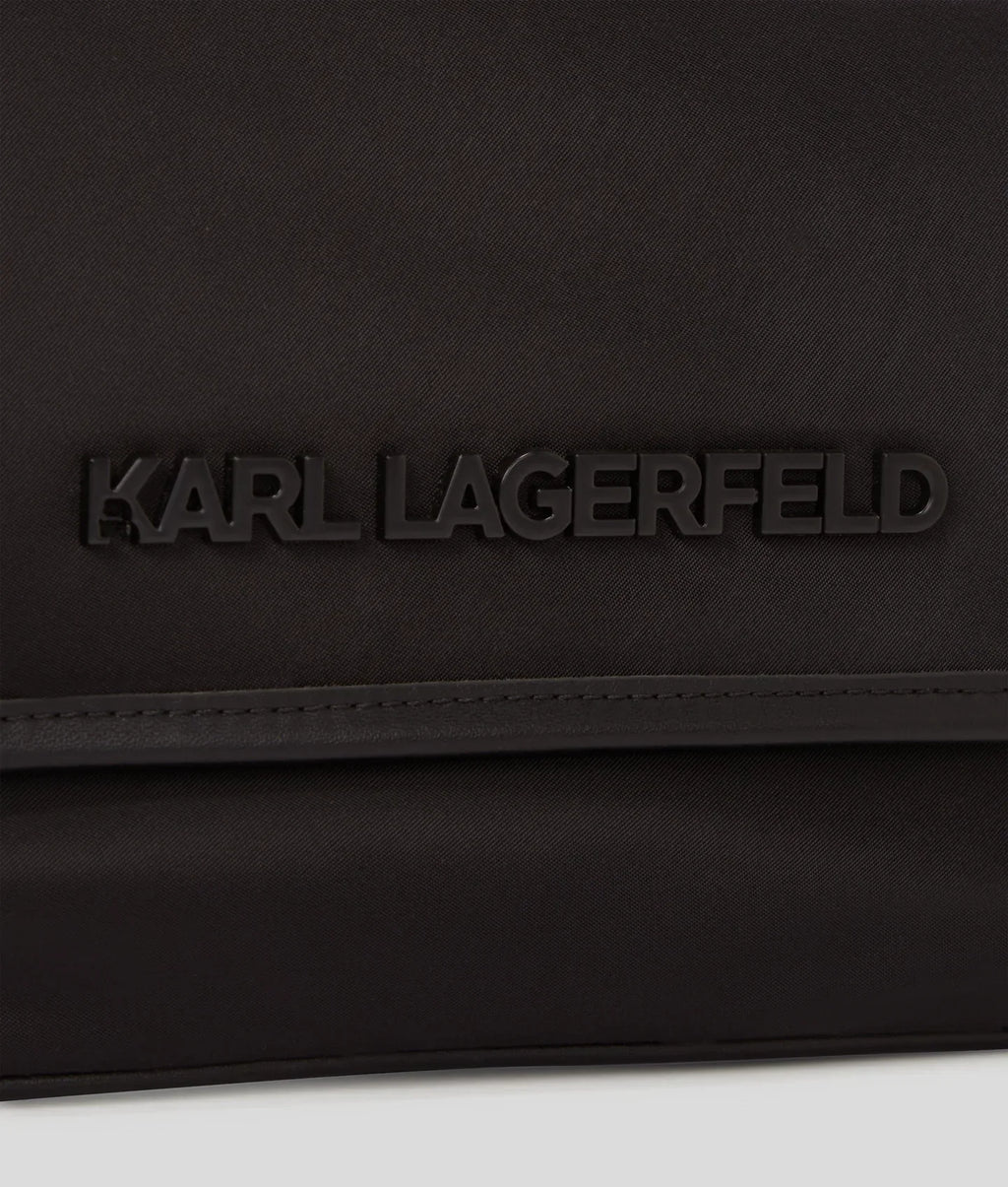 KARL K/ESSENTIAL NYLON CROSSBODY BAG