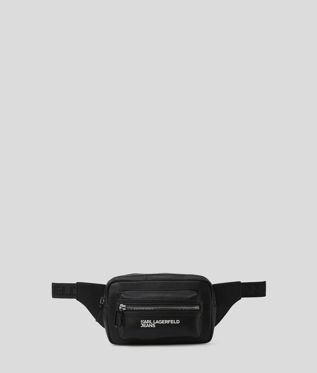 KARL FAUX-LEATHER BELT BAG
