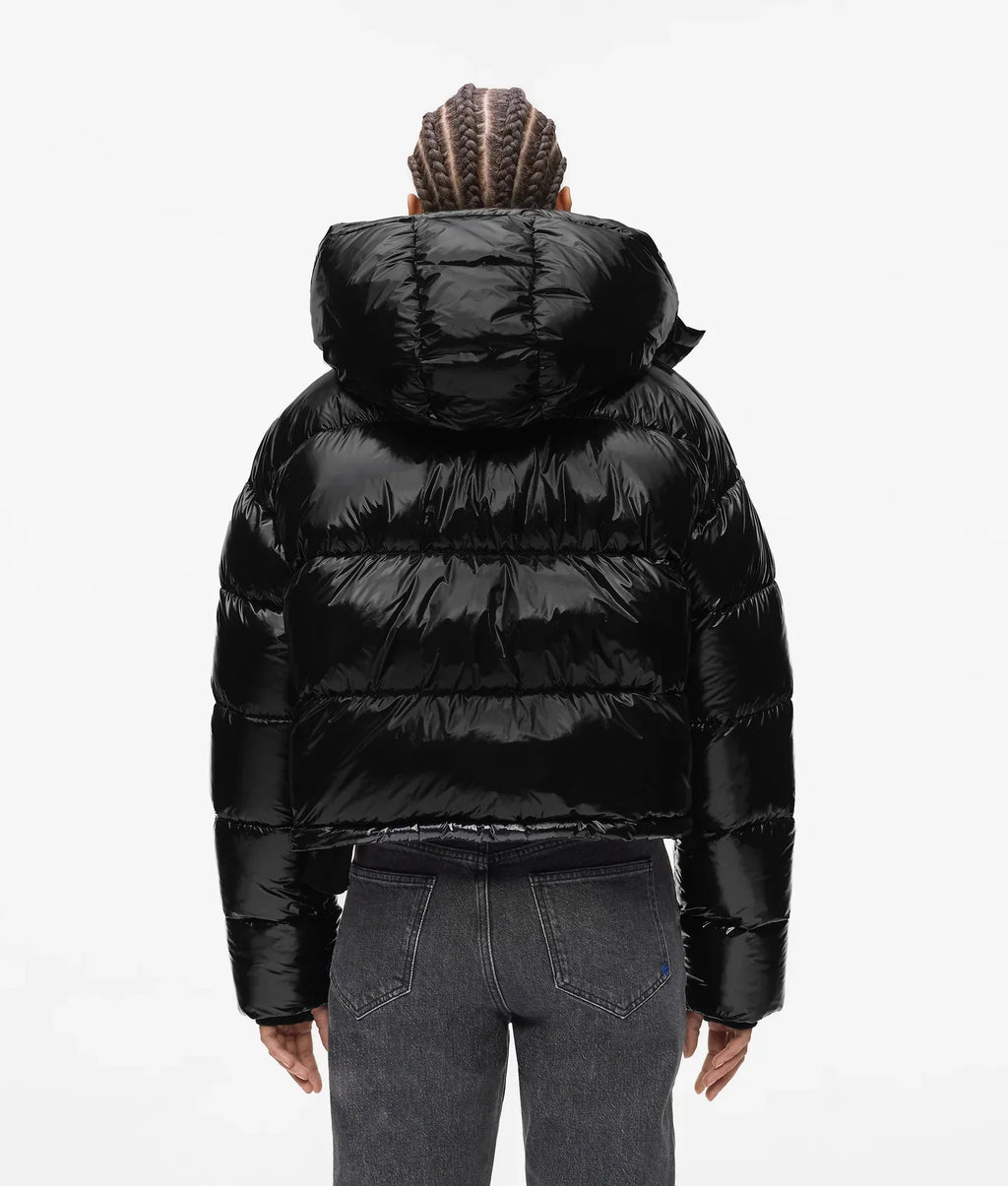 KARL SHINY BOXY PUFFER JACKET