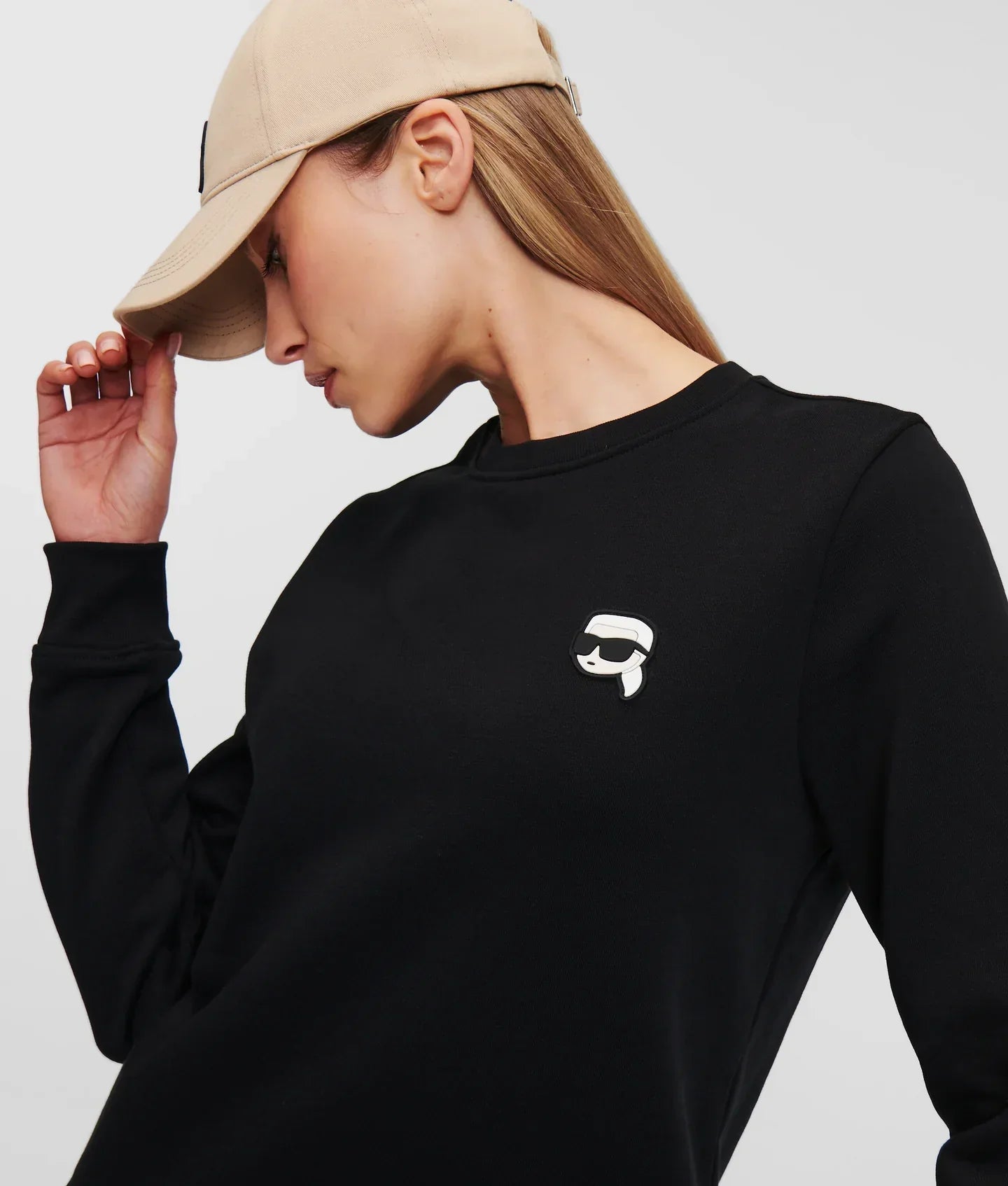 KARL IKON PATCH SWEATSHIRT