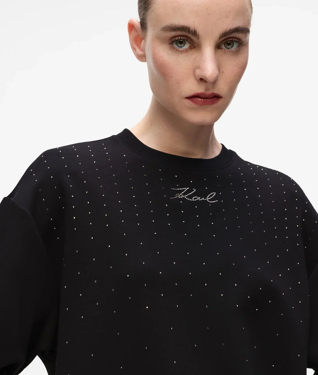 KARL RHINESTONE SWEATSHIRT