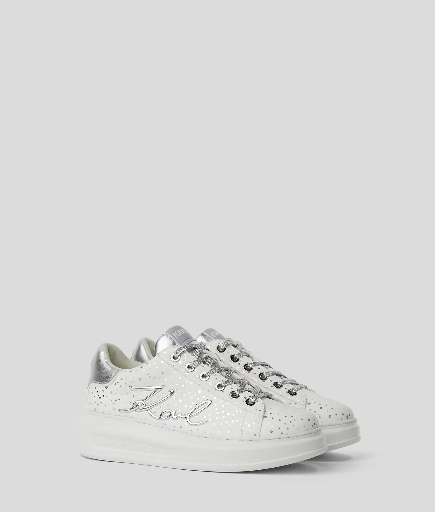 KARL SIGNATURE EXCLUSIVE GLITTER SNEAKERS