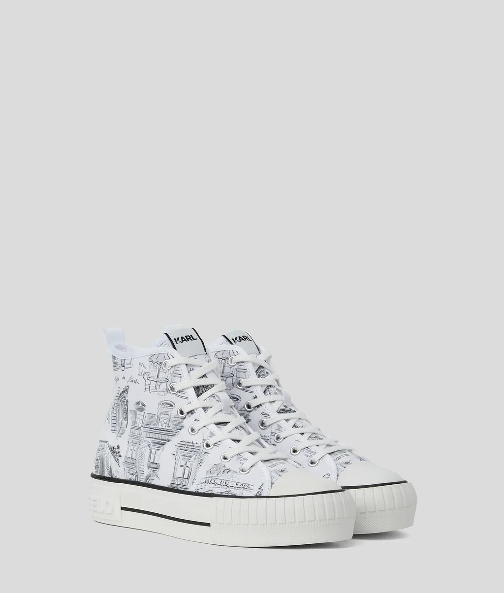 KARL KL X JORGE PARRA HIGH-TOP SNEAKERS