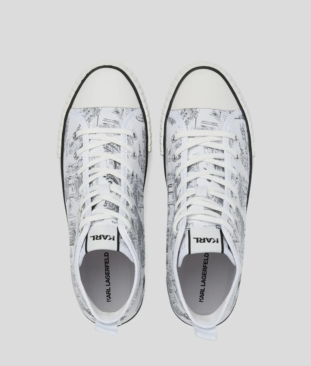 KARL KL X JORGE PARRA HIGH-TOP SNEAKERS