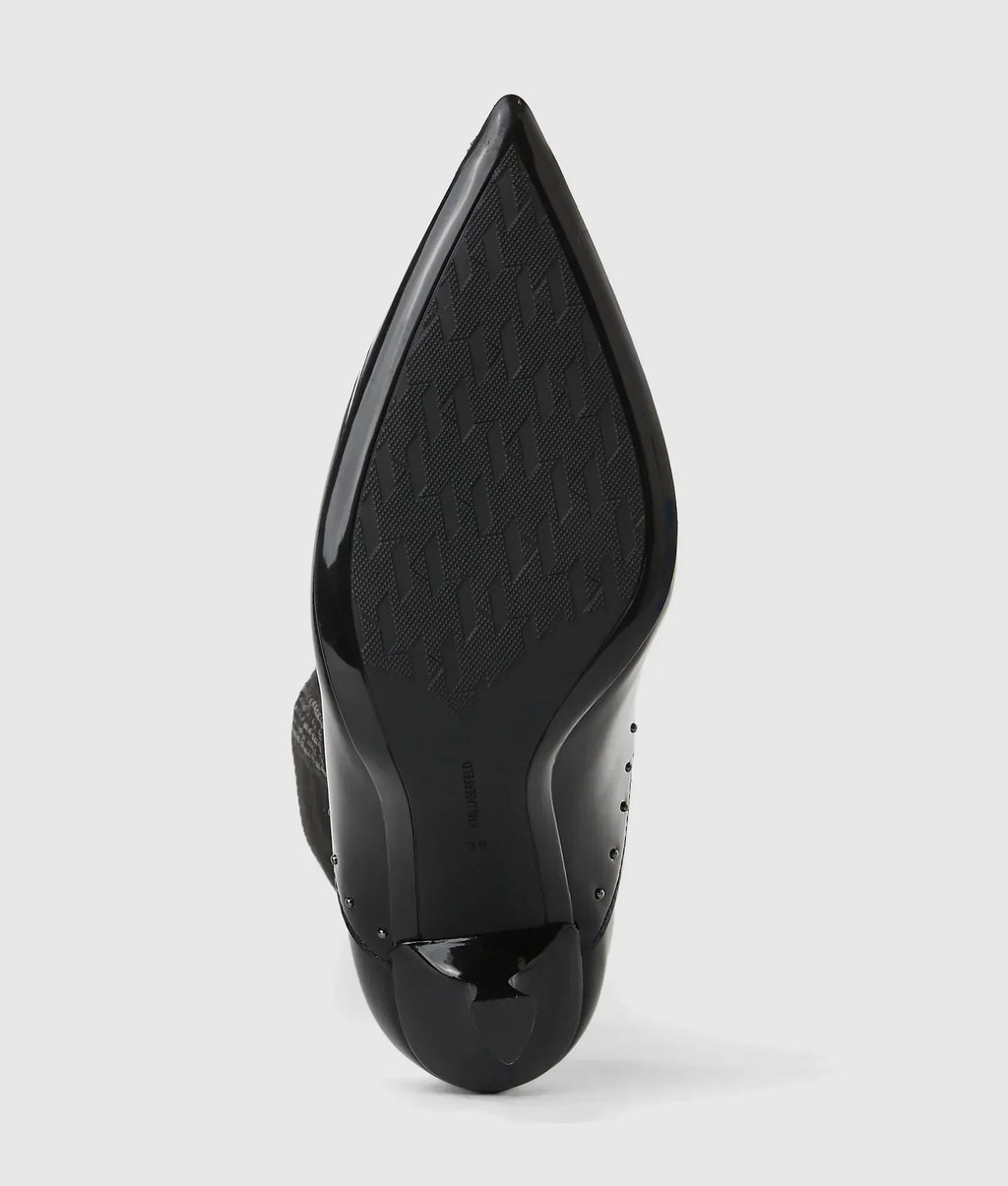 KARL PANDARA TALL STUDDED BOOTS